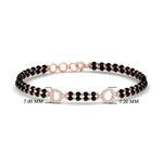 Load image into Gallery viewer, Initial Mens Diamond Mangalsutra Bracelet