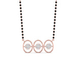 Load image into Gallery viewer, Modern Circle Diamond Mangalsutra