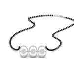 Load image into Gallery viewer, Modern Circle Diamond Mangalsutra