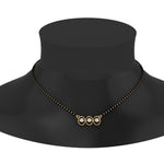 Load image into Gallery viewer, Modern Circle Diamond Mangalsutra