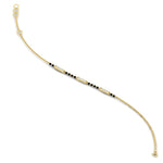 Load image into Gallery viewer, modern-mangalsutra-diamond-bracelet-in-yellow-gold-mgsbrc11660angle3-nl-yg