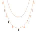 Load image into Gallery viewer, Nature Inspired Falling Leaf Mangalsutra Necklace
