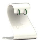 Load image into Gallery viewer, Pave Set Diamond Hoop Earrings