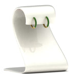 Load image into Gallery viewer, Pave Set Diamond Hoop Earrings