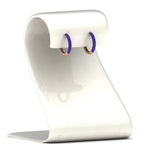 Load image into Gallery viewer, Pave Set Diamond Hoop Earrings