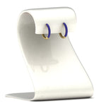 Load image into Gallery viewer, Pave Set Diamond Hoop Earrings