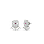 Load image into Gallery viewer, Diamond And Gold Impon Stud Earring
