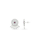 Load image into Gallery viewer, Diamond And Gold Impon Stud Earring