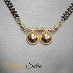 Load and play video in Gallery viewer, Diamond Telugu Mangalsutra Gold