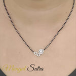 Load and play video in Gallery viewer, 0.50 Carat 3 Circle Pendant Mangalsutra