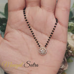 Load and play video in Gallery viewer, Round Cluster Modern Mangalsutra