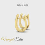 Load and play video in Gallery viewer, Delicate Diamond Hoop Earrings