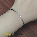 Load and play video in Gallery viewer, 3 Stone Bracelet Mangalsutra With Beads