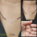 Load and play video in Gallery viewer, Simple Diamond Delicate Mangalutra