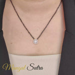 Load and play video in Gallery viewer, Round Cluster Modern Mangalsutra