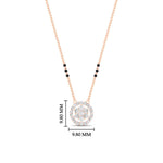 Load image into Gallery viewer, round-cluster-3-beads-modern-diamond-mangalsutra-in-rose-gold-mgs10786angle1-nl-rg-hw.jpg?v=1767873223