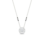 Load image into Gallery viewer, round-cluster-3-beads-modern-diamond-mangalsutra-in-white-gold-mgs10786angle1-nl-wg.jpg?v=1767873223