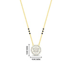Load image into Gallery viewer, round-cluster-3-beads-modern-diamond-mangalsutra-in-yellow-gold-mgs10786angle1-nl-yg-hw.jpg?v=1767873223