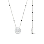 Load image into Gallery viewer, round-cluster-modern-3-spaced-out-black-beads-diamond-mangalsutra-in-white-gold-mgs10786angle2-nl-wg.jpg?v=1767873223