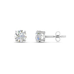 Load image into Gallery viewer, 1/2 To 2 Carat Round Diamond Stud Earring