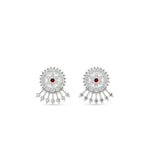 Load image into Gallery viewer, Diamond And Gold Impon Stud Earring