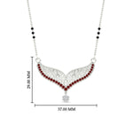 Load image into Gallery viewer, ruby-filigree-tanmaniya-3-black-beads-mangalsutra-in-white-gold-mgs9027grudrangle1-nl-wg-hw.jpg?v=1781779169