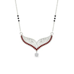 Load image into Gallery viewer, ruby-filigree-tanmaniya-3-black-beads-mangalsutra-in-white-gold-mgs9027grudrangle1-nl-wg.jpg?v=1781779169