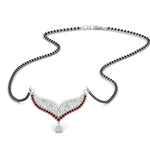 Load image into Gallery viewer, ruby-filigree-tanmaniya-mangalsutra-in-white-gold-mgs9027grudrsleep-nl-wg.jpg?v=1781779153