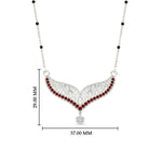 Load image into Gallery viewer, ruby-filigree-tanmaniya-spaced-out-mangalsutra-in-white-gold-mgs9027grudrangle1-nl-wg-hw.jpg?v=1781779095