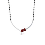 Load image into Gallery viewer, Heart Diamond Simple Mangalsutra Design