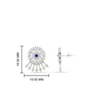 Load image into Gallery viewer, Diamond And Gold Impon Stud Earring