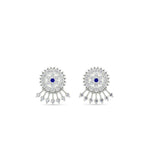 Load image into Gallery viewer, Diamond And Gold Impon Stud Earring