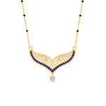 Load image into Gallery viewer, sapphire-filigree-tanmaniya-spaced-out-mangalsutra-in-yellow-gold-mgs9027gsablangle1-nl-yg.jpg?v=1781775884
