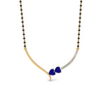 Load image into Gallery viewer, Heart Diamond Simple Mangalsutra Design