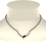 Load image into Gallery viewer, Heart Diamond Simple Mangalsutra Design
