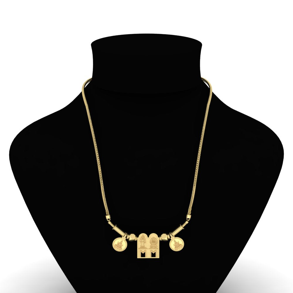 Saradu Chain Gold Plated Jewelry Meenakshi Sunderashwar Design