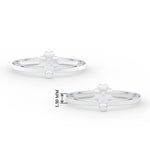 Load image into Gallery viewer, Simple Floral Toe Ring