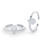 Load image into Gallery viewer, Simple Floral Toe Ring
