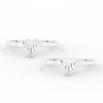 Load image into Gallery viewer, simple-heart-shaped-traditional-toe-ring-in-sterling-silver-mgs11430angle3-nl-wg