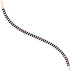 Load image into Gallery viewer, simple-mens-bracelet-double-beads-chain-mangalsutra-in-rose-gold-mgsbrc11840angle3-nl-rg.jpg?v=1788945988