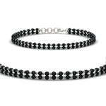 Load image into Gallery viewer, simple-mens-bracelet-double-beads-chain-mangalsutra-in-white-gold-mgsbrc11840sleep-nl-wg.jpg?v=1788945988