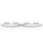 Load image into Gallery viewer, simple-trangle-design-gold-toe-ring-sterling-silver-mgs11452angle1-nl-wg