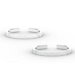 Load image into Gallery viewer, simple-trangle-design-gold-toe-ring-sterling-silver-mgs11452angle3-nl-wg