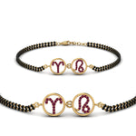 Load image into Gallery viewer, Sonam Diamond Mangalsutra Beads Bracelet
