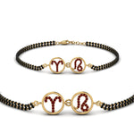 Load image into Gallery viewer, Sonam Diamond Mangalsutra Beads Bracelet