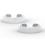 Load image into Gallery viewer, square-chain-design-adjustable-toe-ring-in-sterling-silver-mgs11445angle3-nl-wg