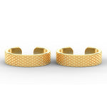 Load image into Gallery viewer, square-chain-design-adjustable-toe-ring-in-yellow-gold-MGS11445ANGLE1-NL-YG