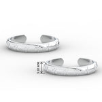 Load image into Gallery viewer, star-design-adjustable-gold-toe-rings-sterling-silver-mgs11434angle3-nl-wg-hw