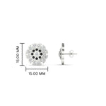 Load image into Gallery viewer, Stud Diamond Earrings Impon