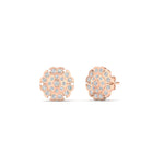 Load image into Gallery viewer, Stud Diamond Earrings Impon